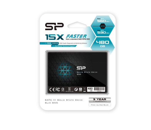 SILICON POWER S55 480GB 2,5'' SP480GBSS3S55S25 - 257079 - zdjęcie 2